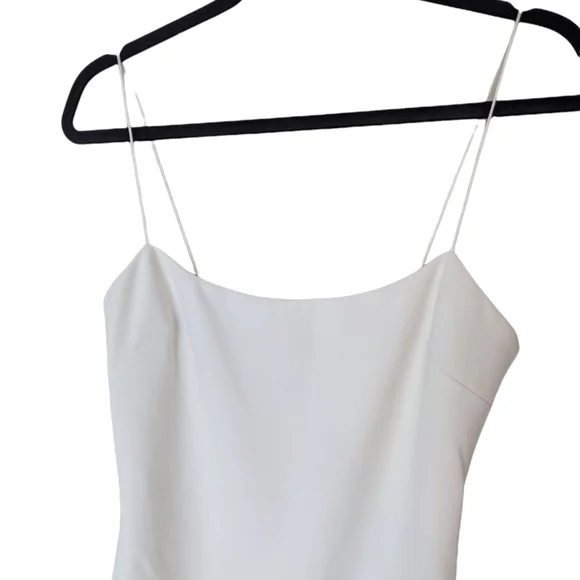 LIKELY x REVOLVE Banks White Flounce Ruffle Hem Mini Dress Size 6 - Picture 5 of 12